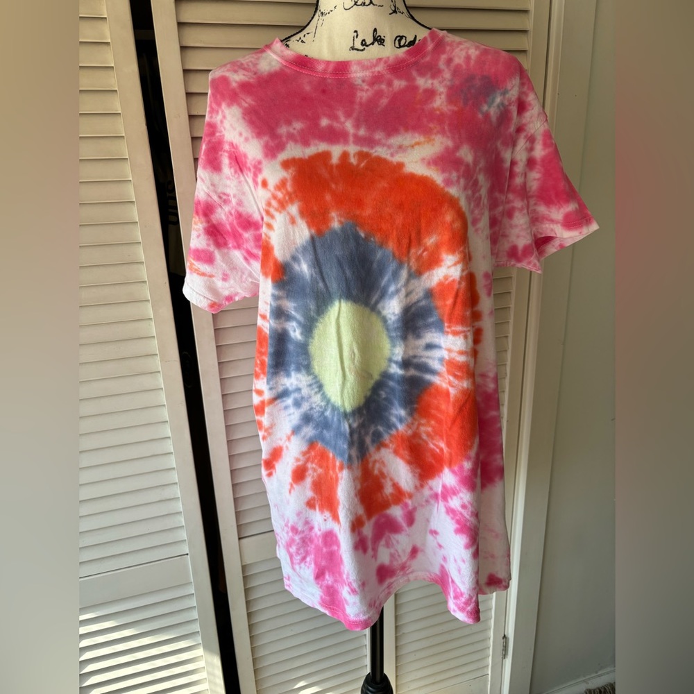 Handmade Tie Dye T-Shirt Large NEW